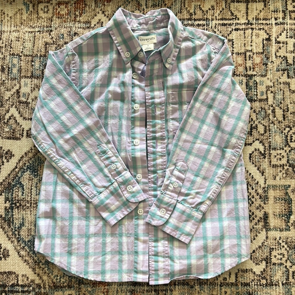 Crew cut boys button down